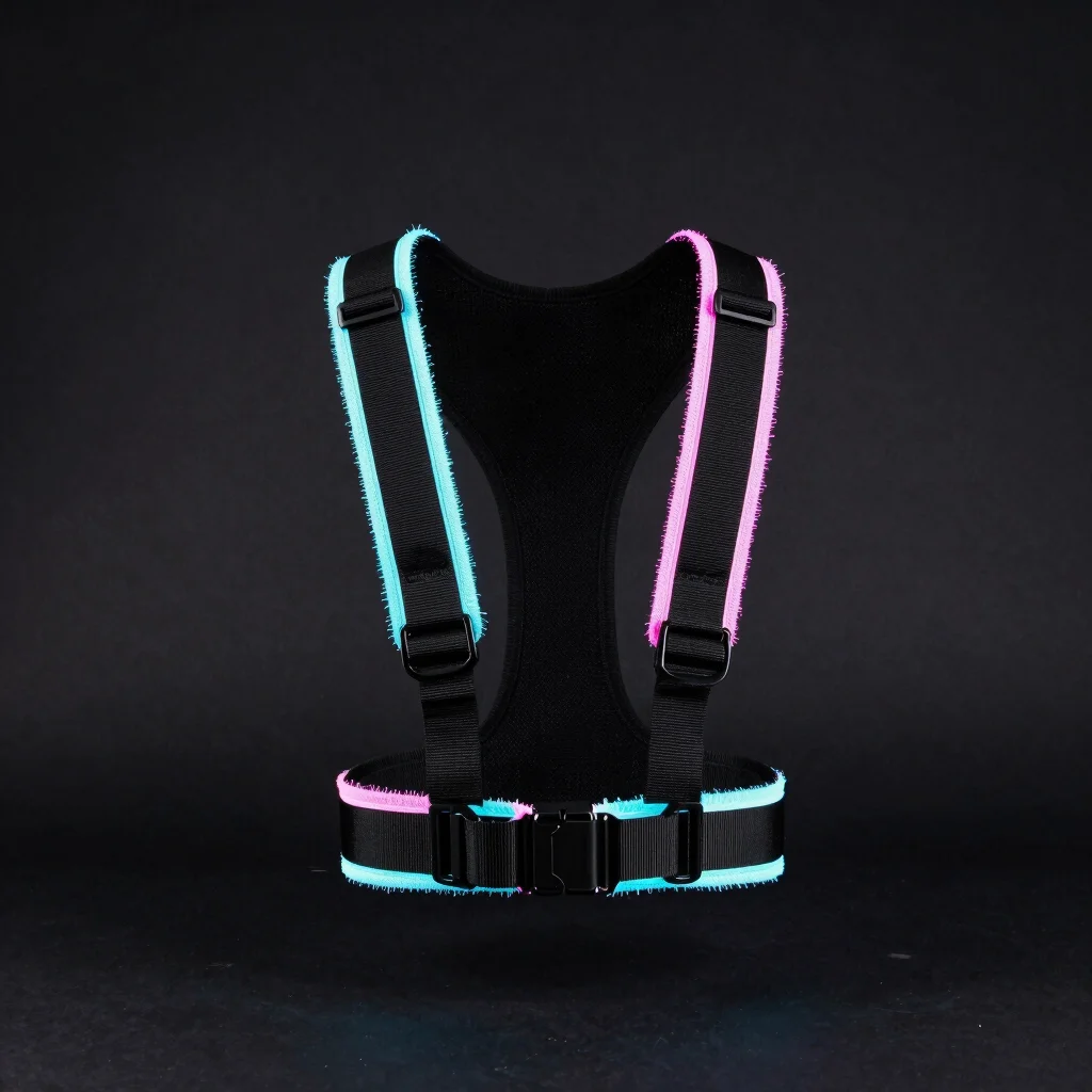 Neon Fringe Harness